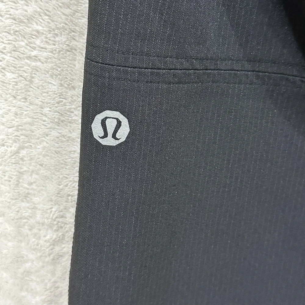 Lululemon Work To Play Pant Pinstripe Black Stretchy Size 34 Career‎ City